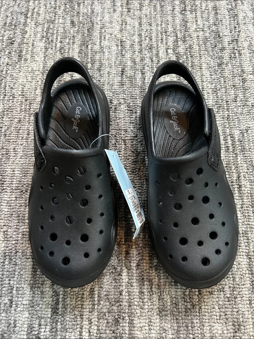 Cat & Jack Black Kids'  Clog Shoes Size 12